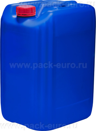 Канистра 31,5 л. синяя 330х280х422 штабелир. с пробкой, арт. КП 31,5п