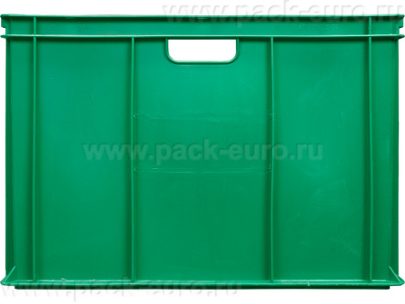 Ящик сплошной 600×400×410 мм, объем 84 л., арт.: 203-2, зелёный, код: 11548, арт. 203-2