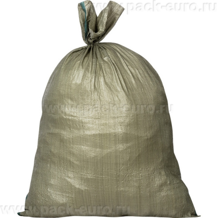 Мешки полипропиленовые 55x95см, 2 сорт, зеленые