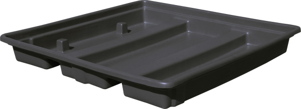 Емкость для отходов 1360х1360х170 мм  без паллета,  черный, арт. ПдО 1601 черный