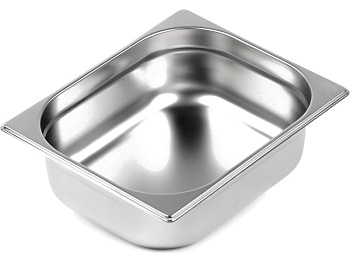 Гастроемкость нерж. сталь 325х265х100 1/2 неокрашенный, арт. 1/2, 325x265х100 metal от компании Европактрейд