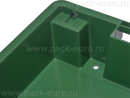 Ящик полимерный 600х400х150 сплошной с отверстиями, код: 32950, арт. 225