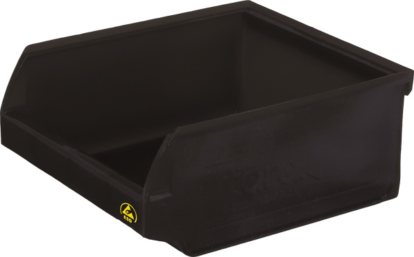 Ящик Ancona 107х98х47 PP, черный антистатичный, арт. 5000 ESD