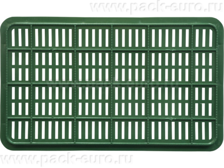 Ящик перфорированный 500×300×264, арт.: 112, объём 39.6, зелёный, код: 01543, арт. 112