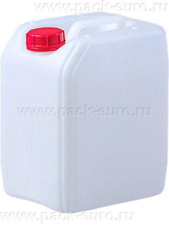 Канистра 10 л. натур. 231х193х293 штабелир. с пробкой, арт. КП 10 комби