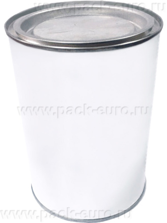 Банка жестяная с покрытием 1 литр, арт. БЖ 1 с покрытием, код: 21999, арт. БЖ 1 с покрытием