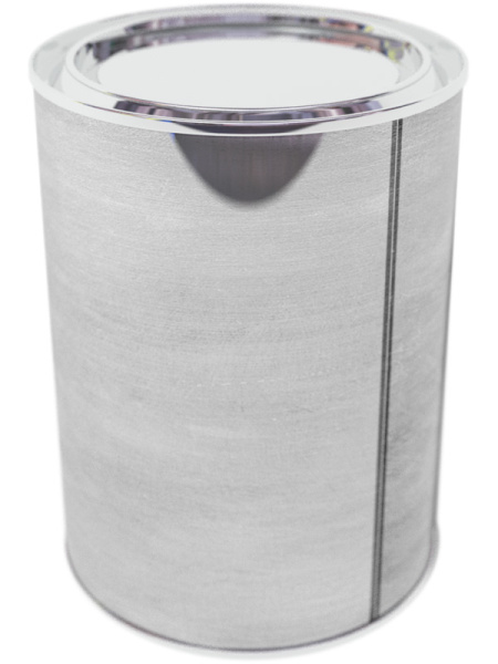 Банка жестяная 1л с крышкой (№5), БЕЛАРУСЬ неокрашенный, арт. БЖ 1