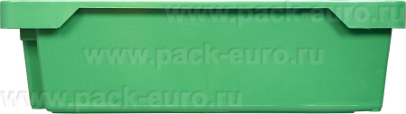 Ящик сплошной 800×400×225 мм, объем 72 л., арт.: 211, зелёный, код: 05551, арт. 211