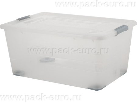 Ящик 565х385х270 для хранения, с крышкой, на клипсах, код: 38107, арт. BERGEN 40