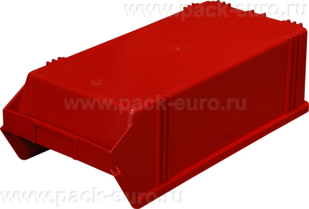 Ящик сплошной 500×230×150 мм, объем 17.25 л., арт.: 7964, красный, код: 00568, арт. 7964
