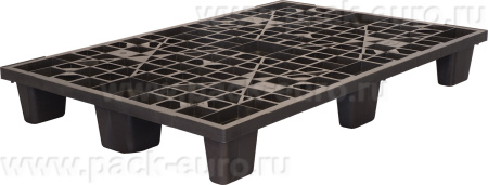 Паллет 1200x800х160 перфорированный, вкладываемый, на 9-х ножках, арт. TR 1208 L черный, код: 12748, арт. TR 1208 L (ВС) черный