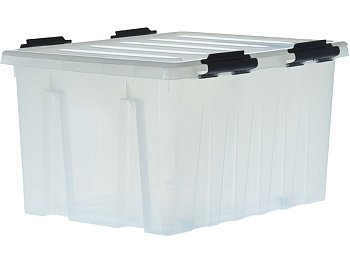 Ящик сплошной 740×565×400 мм, объем 120 л., арт.: Rox Box 120, прозрачный, код: 18714, арт. Rox Box 120