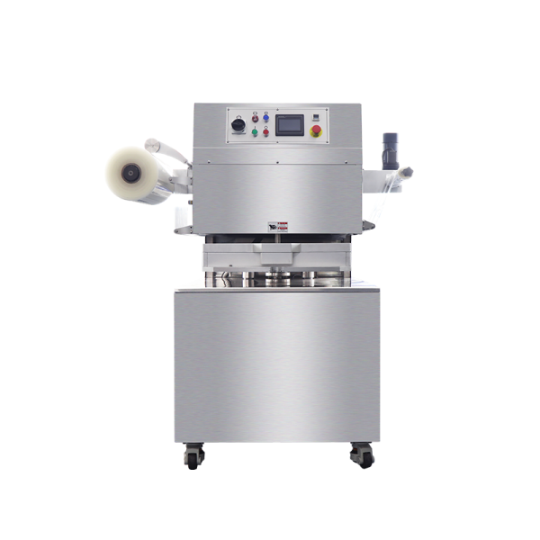 Полуавтоматический запайщик лотков ротационного типа HVT-450R (нерж.)