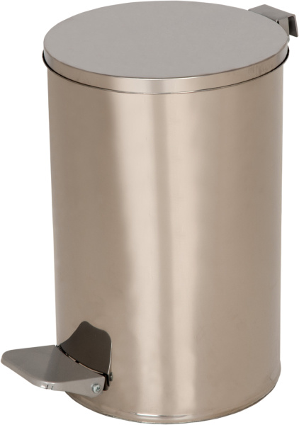 Урна с педалью хром 10 литров, арт. УМП-10 хром Урна с педалью хром 10 литров, арт. УМП-10 хром