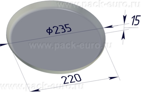 Секция форм для хлеба 3 Л 235 x 220 x 15