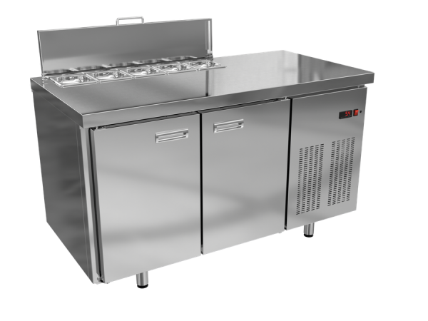 Стол холодильный для салатов Kroner СХСб 2-140-70 от компании Европактрейд