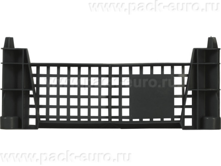Ящик перфорированный 400×300×110, арт.: 101, объём 9, чёрный, код: 13154, арт. 101