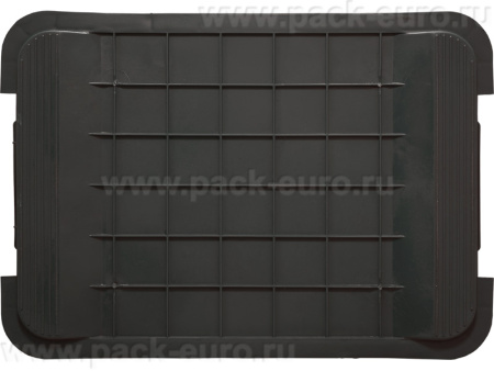 Ящик сплошной 710×500×455 мм, объем 122 л., арт.: 425, чёрный, код: 01615, арт. 425 ВС