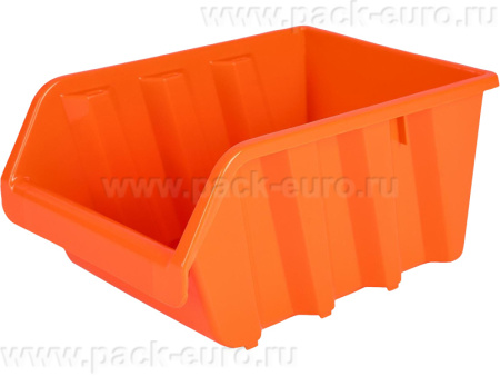 Ящик п/п 245х170х125 вкладываемый, штабелируемый цв. оранжевый(оранжевый), арт. 9002