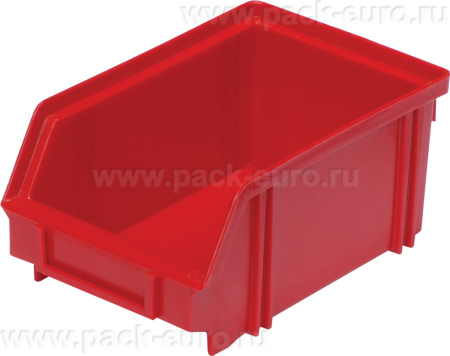 Ящик 170х105х75  красный, арт. 7968