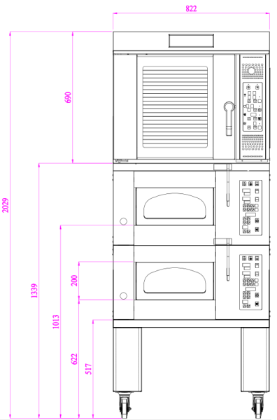 Комбинированная конвекционная печь