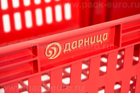 Ящик перфорированный 600×400×152, арт.: 403, объём 27, синий, код: 01468, арт. 403