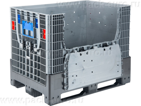 DPF-Box 1208S 1200x800x950 мм сплошной разборный на 3-х полозьях с 2-мя откид. дверцами, арт. DPF-Box 1208 S-S(3) F2, код: 18721, арт. DPF-Box 1208 S-S(3) F2
