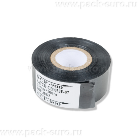 Термолента 25мм*100м (черная, Premium) SCF купить в компании Европактрейд