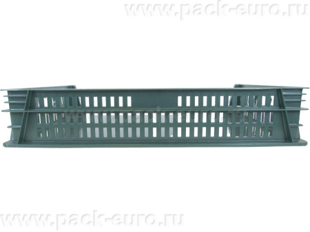 Ящик перфорированный 740×465×145, арт.: 404-11, объём 39, зелёный, код: 21866, арт. 404-11