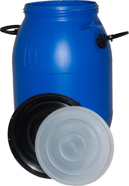 Бидон пластиковый 50 литр, арт.: БПЗ 50, белый, код: 10780, арт. БПЗ 50