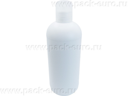 Бутыль п/э 0,5л. Г 28, круглый, с пробкой "Диск-топ", код: 39280, арт. ПБ 0,5М