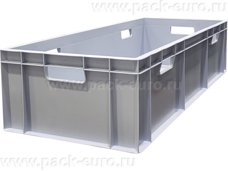 Ящик сплошной 1000×400×230 мм, объем 70 л., арт.: 817.01, серый, код: 09971, арт. 817.01
