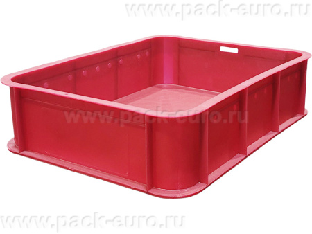 Ящик сплошной 430×330×110 мм, объем 12 л., арт.: 405, красный, код: 02959, арт. 405