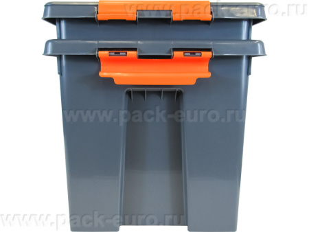 Ящик сплошной 589×396×355 мм, объем 70 л., арт.: Rox Box PRO 70Д, антрацит, код: 25342, арт. Rox Box PRO 70Д