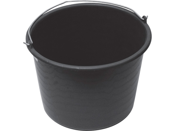 Ведро 20л. строительное, круглое, с ручкой металл чёрный, арт. ВПС-20м Ведро 20л. строительное, круглое, с ручкой металл чёрный, арт. ВПС-20м