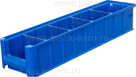 Ящик сплошной 500×117×90 мм, объем 5.27 л., арт.: SK 5109, синий, код: 12377, арт. SK 5109