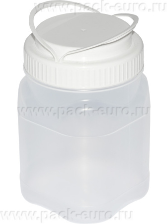Бидон пластиковый 1 литр, арт.: БН-1, неокрашенный, код: 15282, арт. БН-1