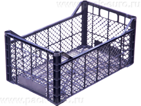 Ящик 500х300х220 прямая сетка  чёрный, арт. 103-220