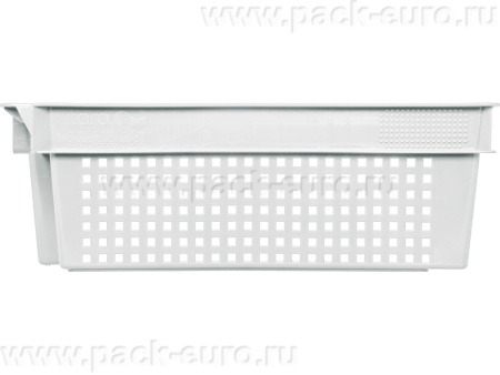 Ящик перфорированный 600×400×200, арт.: 102-1, объём 38, натуральный, код: 04029, арт. 102-1 М