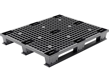 Паллет 1200х1000х150 перфорированный, на полозьях, арт. TR 1210 LPS, код: 25397, арт. TR 1210 LPS К черный