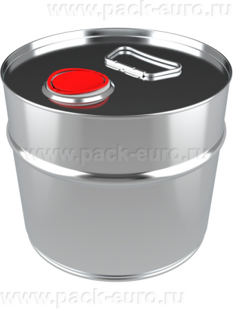 Банка металл 3л. круглая, с крышкой берикап 42мм, с ручкой цв. неокрашенный, арт. БЖ 3 бер с ручкой
