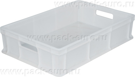 Ящик 600х400х140 мм сплошной с ручками неокрашенный морозостойкий, арт. 705.03.01 м