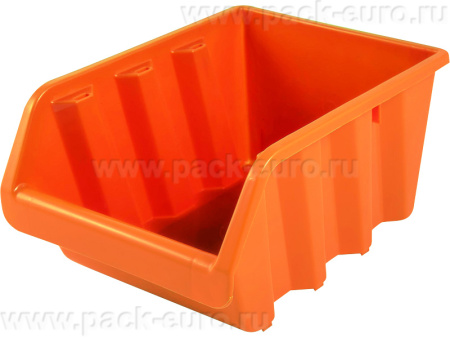 Ящик п/п 160х115х75 вкладываемый, штабелируемый цв. оранжевый(оранжевый), арт. 9001