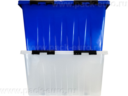 Ящик сплошной 740×565×400 мм, объем 120 л., арт.: Rox Box 120, прозрачный, код: 18714, арт. Rox Box 120
