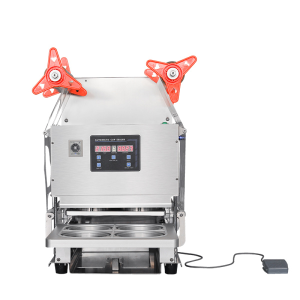 Автоматический запайщик лотков HL-95A с газонаполнением (фигурная матрица) Автоматический запайщик лотков HL-95A с газонаполнением (фигурная матрица)