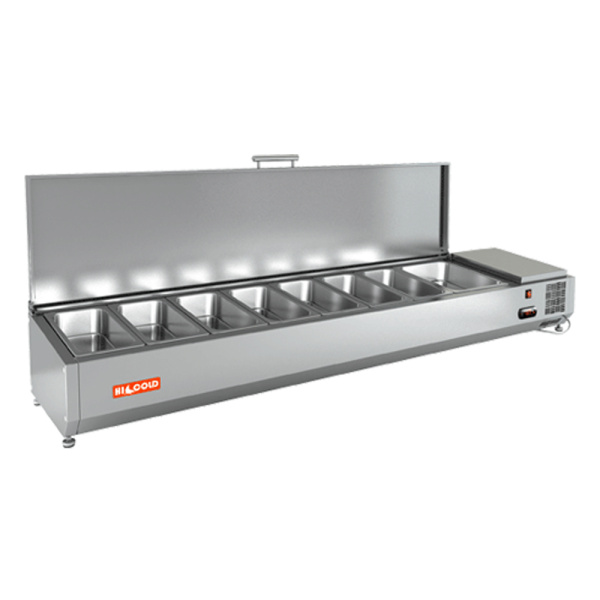 VRTU 1835 витрина охл.настольная, с крышкой, 1835х385х279 мм, HICOLD RUS, арт. 284235 от компании Европактрейд