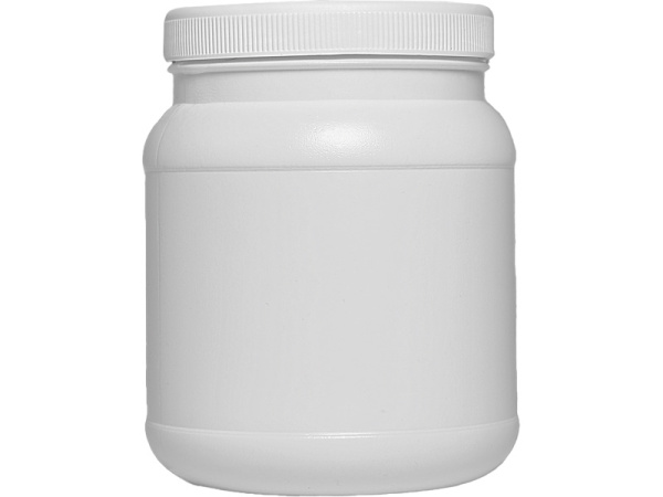 Банка п/э 1л. круглая, с крышкой, код: 32158, арт. БП 1к