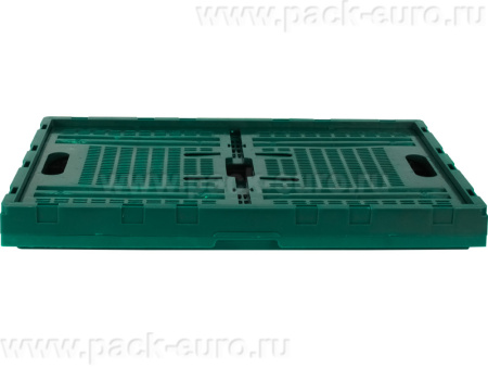 Ящик перфорированный 600×400×310, арт.: 407, зелёный, код: 10424, арт. 407