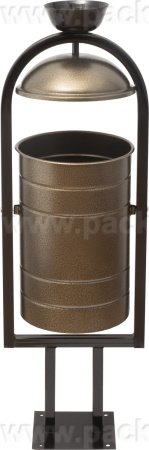 Урна уличная бронзовая 1010х330х280, арт. УСП 20 бронза