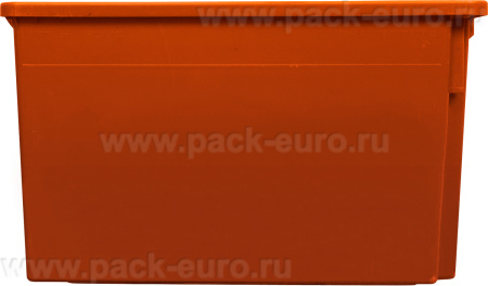 Ящик сплошной 600×400×350 мм, объем 63 л., арт.: 603, красный, код: 05413, арт. 603